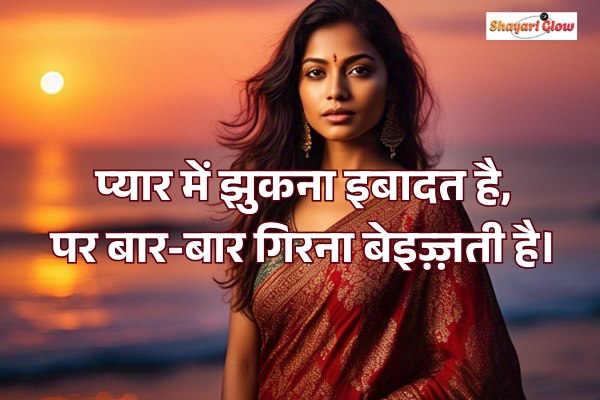Love Self Respect Shayari