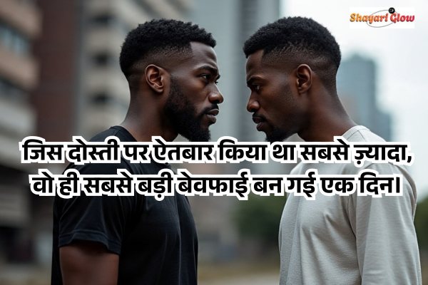 Broken friendship shayari