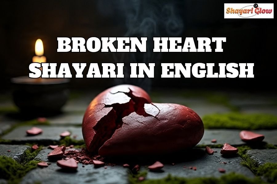 Broken heart shayari in English